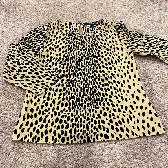 JCREW animal print blouse - Picture 2 of 4